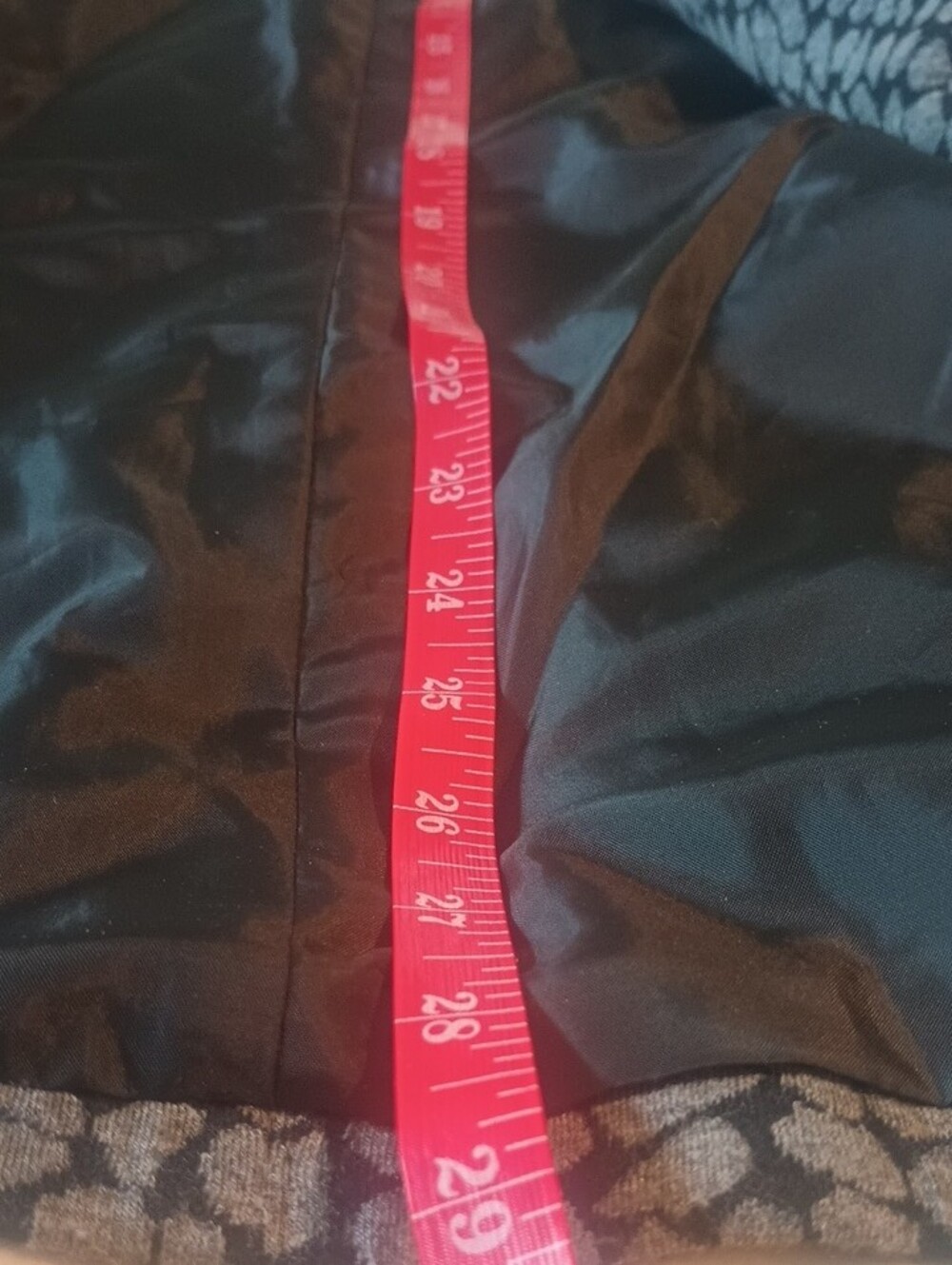 Calvin Klein Gray Patterned Ruffle Front Jacket - Picture 9 of 10